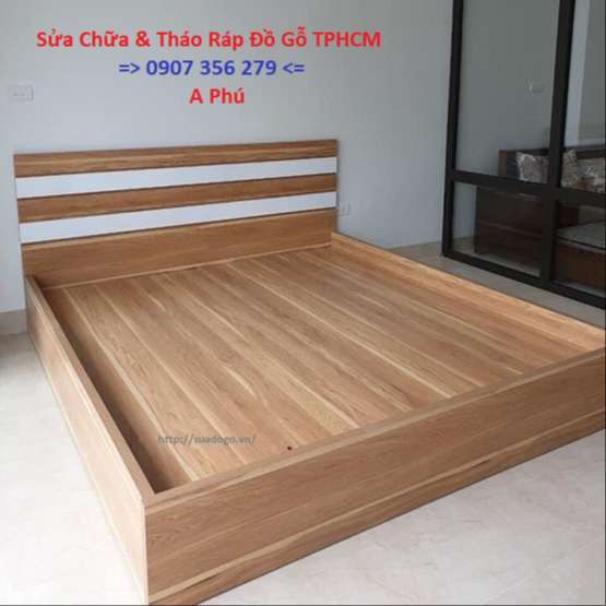 tháo lắp giường gỗ phường Bình Tiên