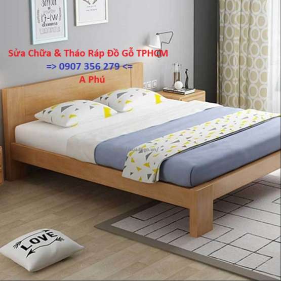 tháo lắp giường gỗ phường Đông Hưng Thuận