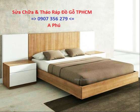 tháo lắp giường gỗ phường Long Bình