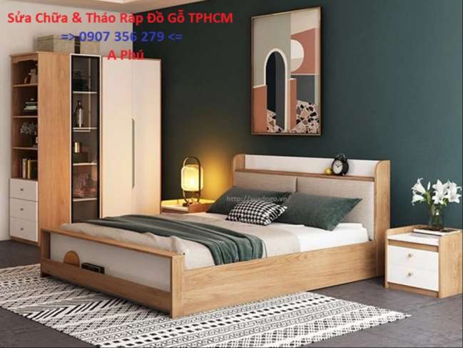 tháo lắp giường gỗ phường Tam Bình
