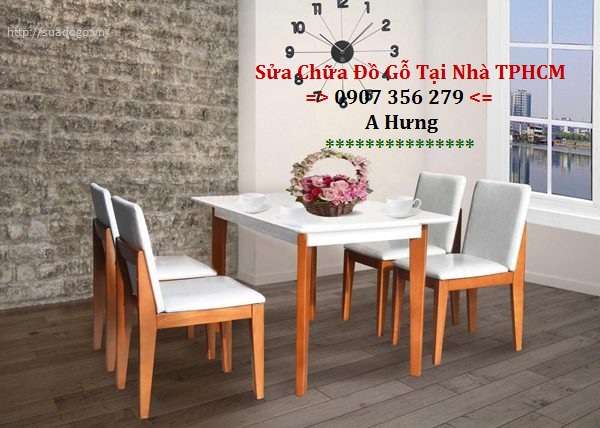 Sửa bàn ghế gỗ quận 4