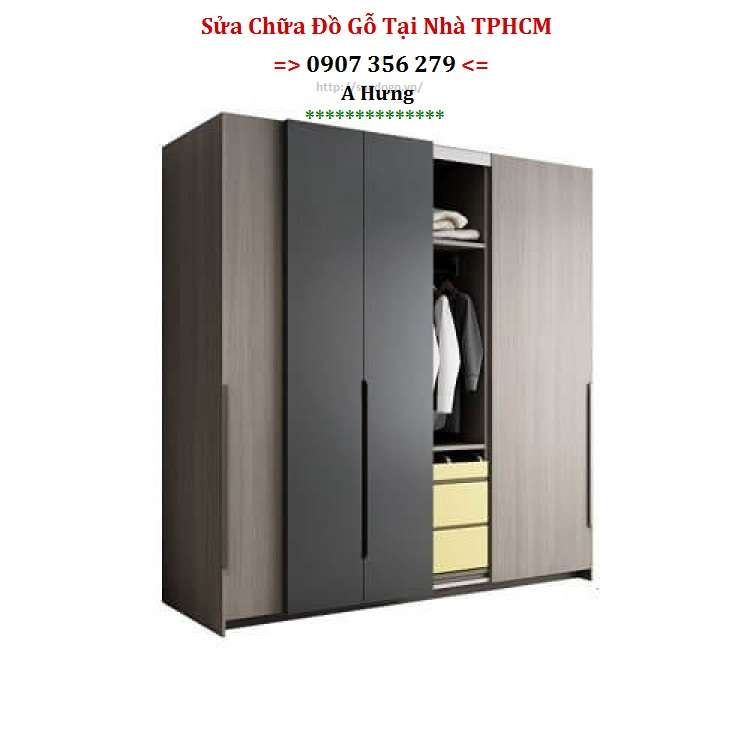 Tháo lắp tủ áo cửa lùa phường Bình Đông