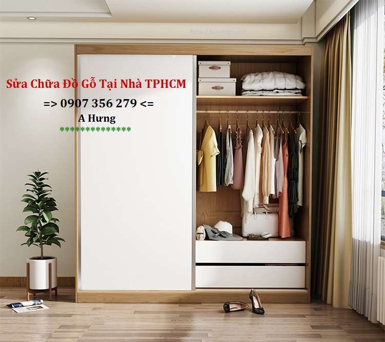 Tháo lắp tủ áo cửa lùa phường Phú Định