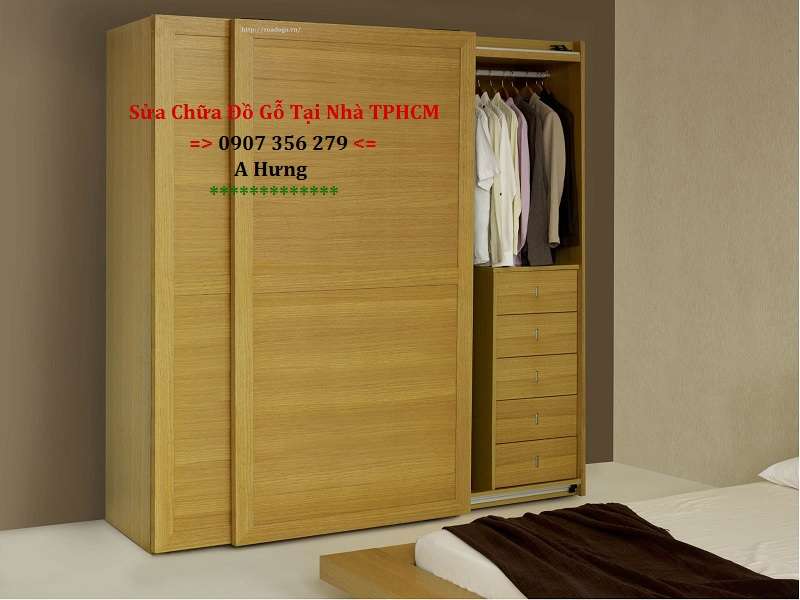 Tháo lắp tủ áo cửa lùa phường Thạnh Mỹ Tây