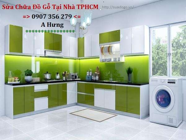 Sơn sửa tân trang tủ bếp gỗ quận 5