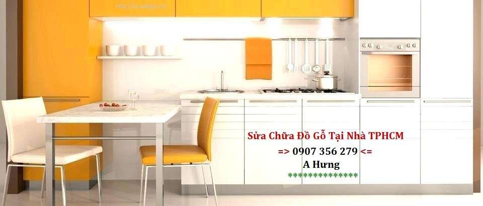 Sơn sửa tân trang tủ bếp gỗ quận 6