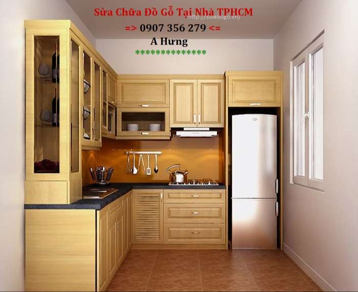 Sơn sửa tủ bếp phường Bình Tây