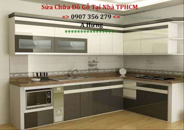 sơn sửa tủ bếp phường Bình Thới