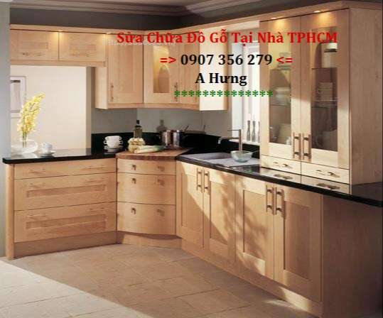 sơn sửa tủ bếp phường Hoà Bình