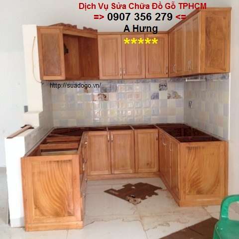 sơn sửa tủ bếp phường Hoà Hưng