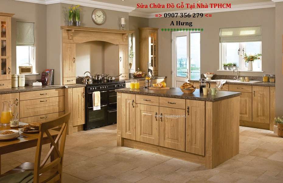 sơn sửa tân trang tủ bếp phường xóm chiếu