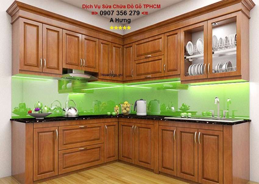Sơn sửa tủ bếp phường Xuân Hoà