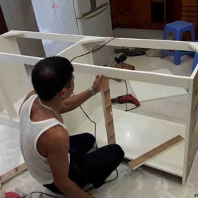 SƠN SỬA ĐỒ GỖ KHU ĐÔ THỊ MARINA BAY