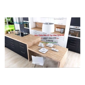 TỦ BẾP GỖ CÔNG NGHIỆP QUẬN 12