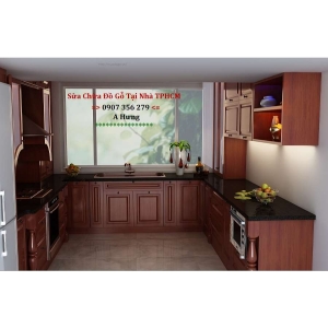 TỦ BẾP GỖ CÔNG NGHIỆP QUẬN TÂN BÌNH